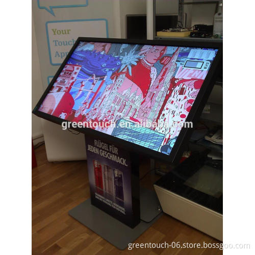 Touch screen overlay 42 inch kiosk /samrt tv touch monitor